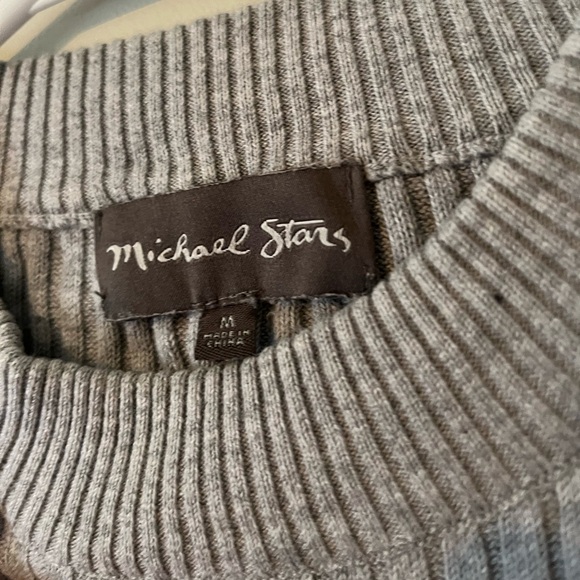 Michael stars gray sweater M - Picture 4 of 6